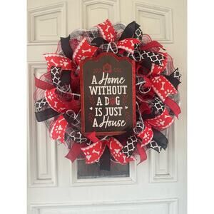 A Dog Without a Home is Just a House Pet Wreath Supply Kit Box Bundle